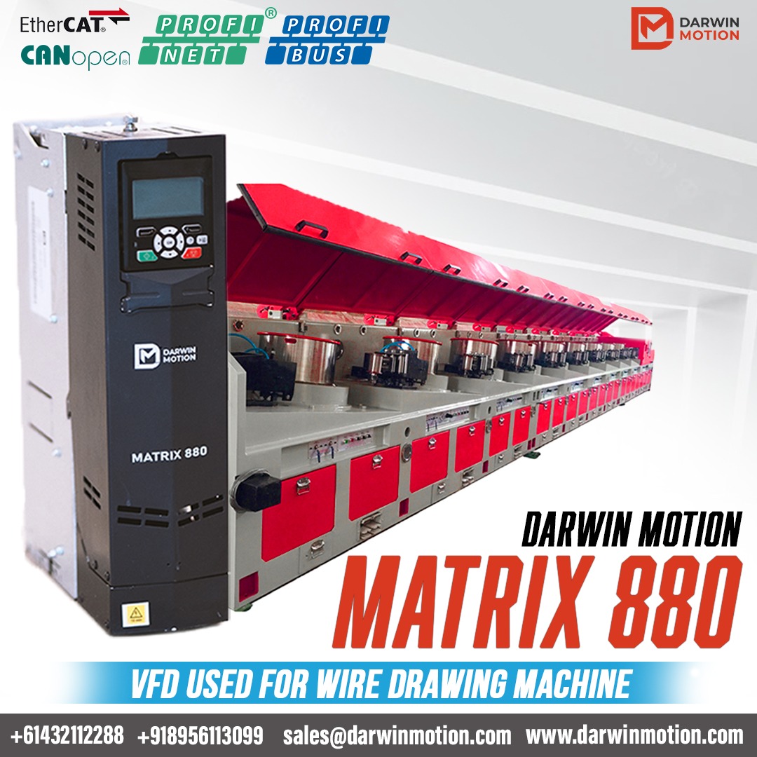 vfd wire drawing machine